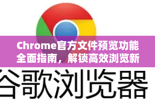 Chrome官方文件预览功能全面指南，解锁高效浏览新体验-第1张图片-谷歌浏览器官网下载|Google Chrome2026最新官方版
