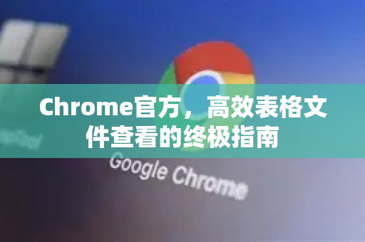 Chrome官方，高效表格文件查看的终极指南-第1张图片-谷歌浏览器官网下载|Google Chrome2026最新官方版