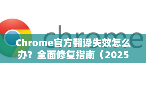 Chrome官方翻译失效怎么办？全面修复指南（2025最新版）-第1张图片-谷歌浏览器官网下载|Google Chrome2026最新官方版