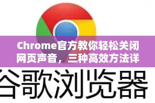 Chrome官方教你轻松关闭网页声音，三种高效方法详解-第1张图片-谷歌浏览器官网下载|Google Chrome2026最新官方版
