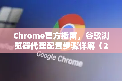 Chrome官方指南，谷歌浏览器代理配置步骤详解（2025最新版）