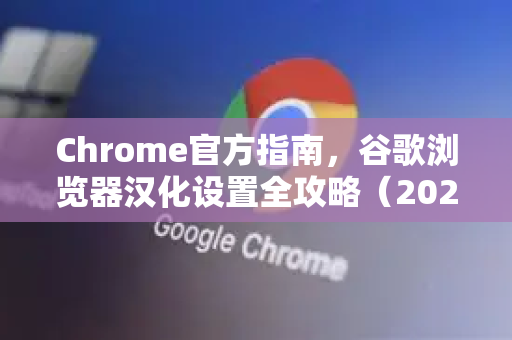 Chrome官方指南，谷歌浏览器汉化设置全攻略（2024最新版）