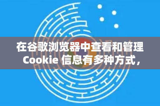 在谷歌浏览器中查看和管理 Cookie 信息有多种方式，您可以根据需求选择最合适的方法。以下是几种主要途径的详细步骤