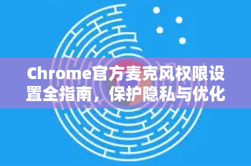 Chrome官方麦克风权限设置全指南，保护隐私与优化使用体验