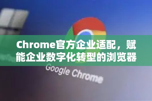 Chrome官方企业适配，赋能企业数字化转型的浏览器解决方案-第1张图片-谷歌浏览器官网下载|Google Chrome2026最新官方版